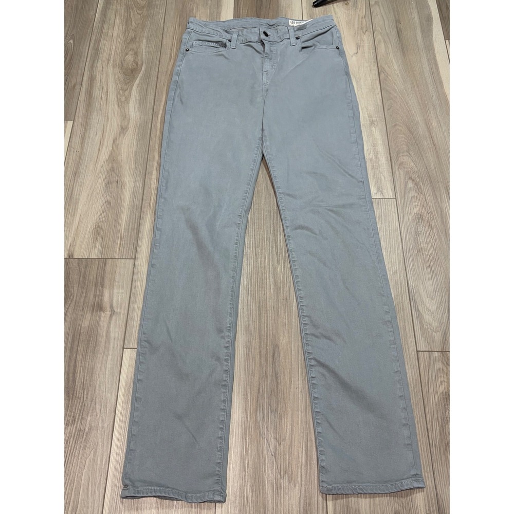 Aviator Fly Straight Travel Pants Women's 32 Steel Gray Made in USA Tencel Blend